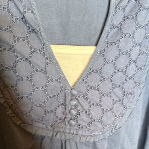 Style & co. Blue and white Relaxed Short Sleeve Top size 3X - Picture 3 of 5